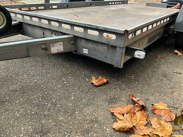 2017 tohaco w2 dubbelas machinetransporter met verstelbare luchtvering - afbeelding 23 van  32