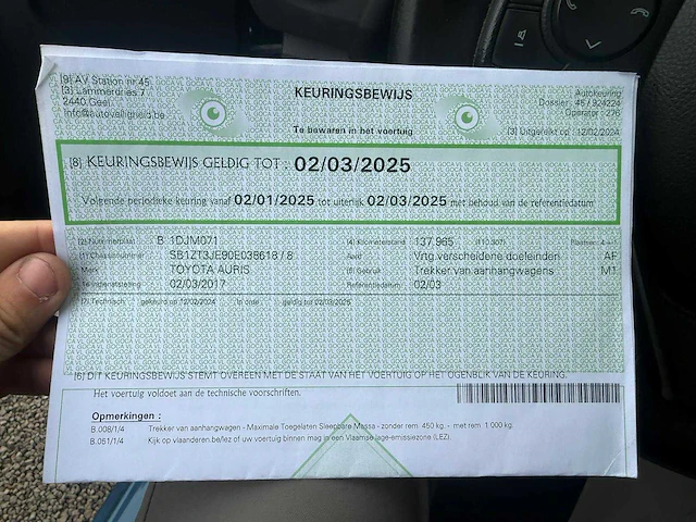 2017 toyota auris - afbeelding 15 van  27