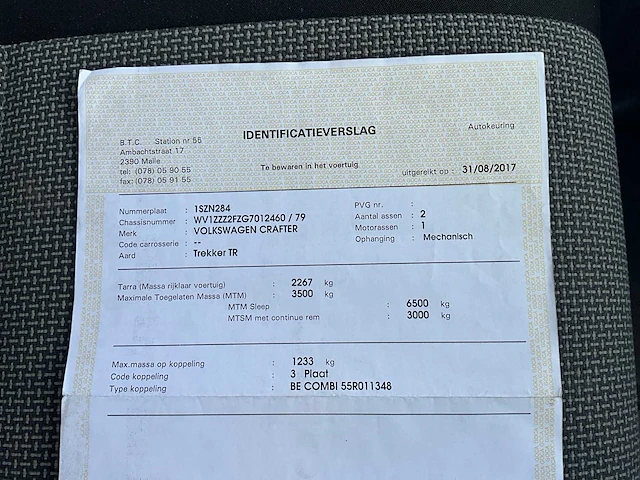 2017 volkswagen crafter bedrijfsvoertuig - afbeelding 42 van  54
