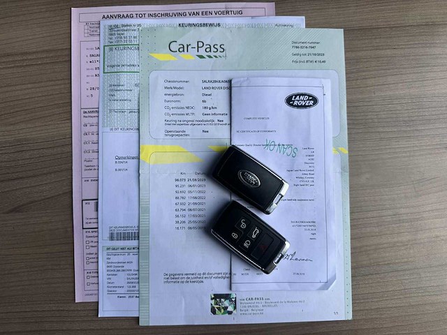 2018 - land rover discovery - 121 000km - diesel - afbeelding 14 van  21