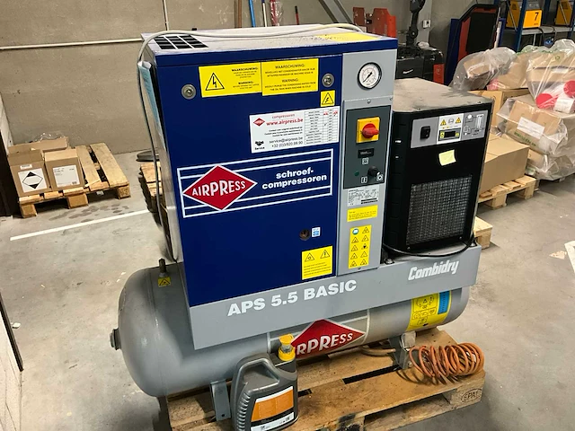 2018 airpress aps 5.5 basic schroefcompressor - afbeelding 1 van  14