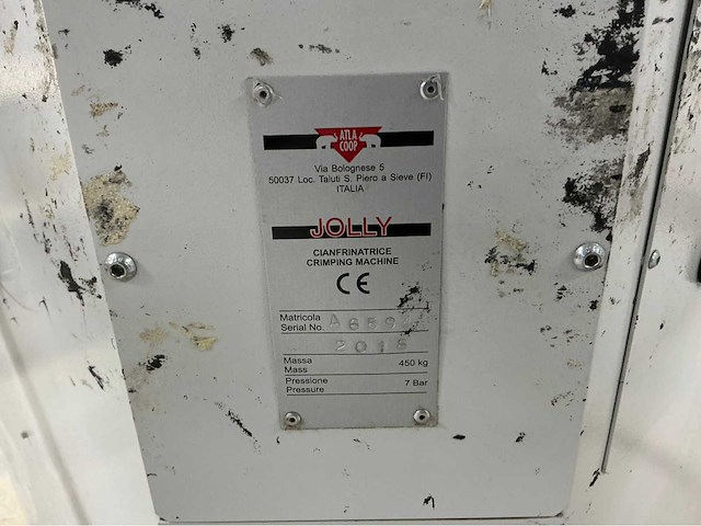 2018 atla coop jolly crimping machine diverse metaalbewerkingen - afbeelding 20 van  20