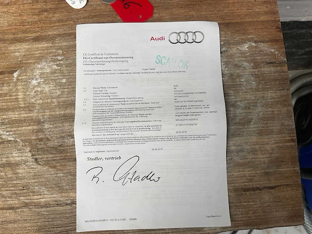 2018 audi a4 avant g-tron personenauto - afbeelding 32 van  38