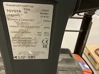 2018 bt levio lpe200 elektrische palletwagen - afbeelding 7 van  8