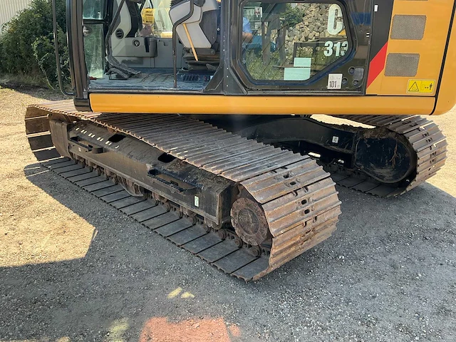 2018 caterpillar 313fl rupsgraafmachine - afbeelding 12 van  29