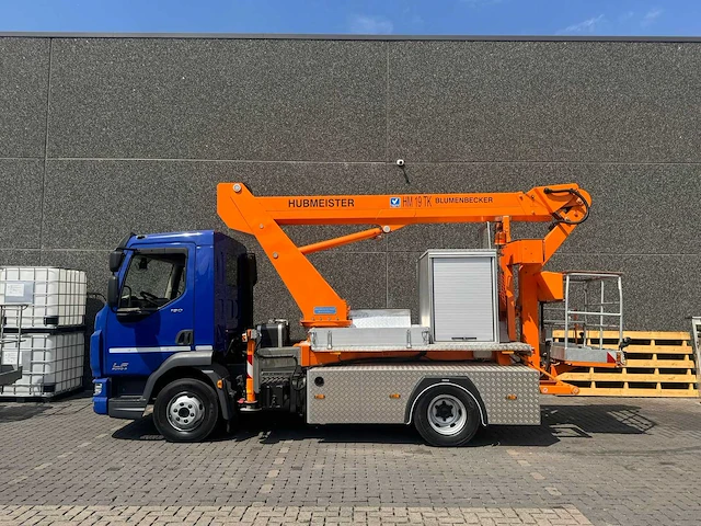 2018 daf lf 180 hubmeister hm 19 tk hoogwerker - afbeelding 10 van  15