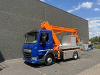 2018 daf lf 180 hubmeister hm 19 tk hoogwerker - afbeelding 11 van  15