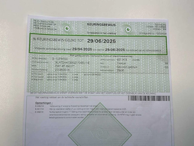 2018 daf xf 450 ft vrachtwagen - afbeelding 72 van  81