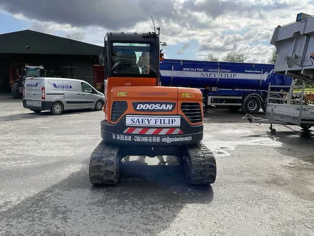 2018 doosan dx62r-3 rupsgraafmachine - afbeelding 19 van  23