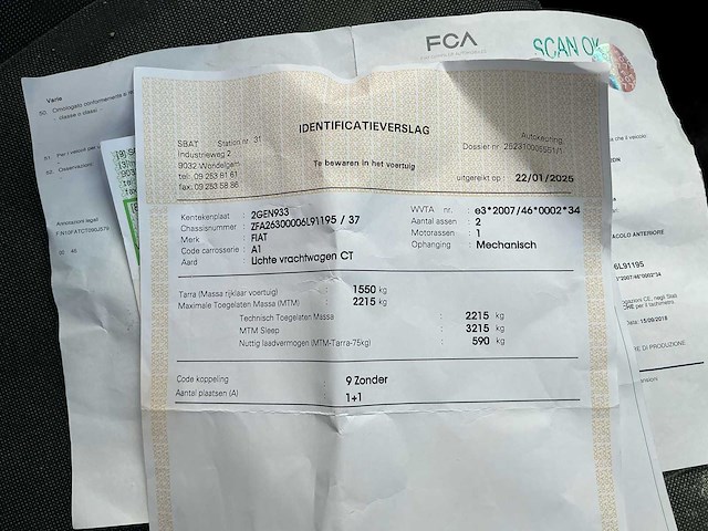 2018 fiat doblo lichte vracht - afbeelding 27 van  35