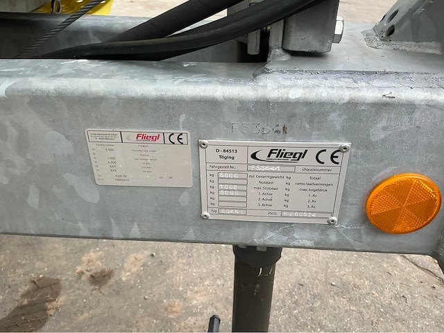 2018 fliegl edk 6t kipper - afbeelding 8 van  38