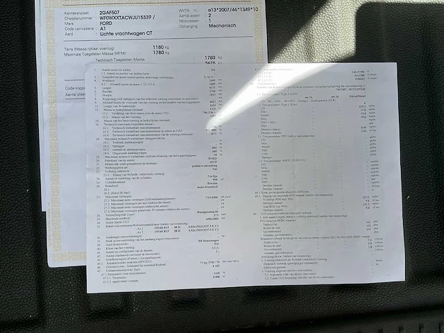 2018 ford transit courier jn8 lichte vracht - afbeelding 43 van  50