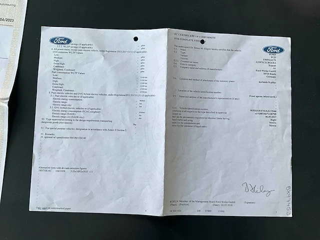 2018 ford transit custom personenauto - afbeelding 18 van  25