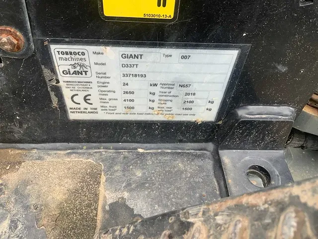 2018 gigant d377t kniklader - afbeelding 5 van  17