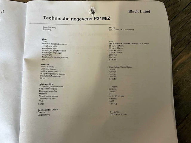 2018 haco chambon p31m combi paneelcirkelzaagmachine - afbeelding 18 van  26
