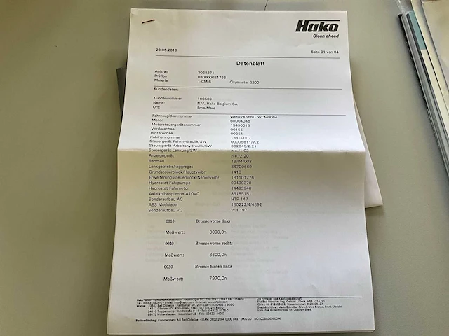 2018 hako citymaster 2200 straatveegmachine - afbeelding 27 van  33