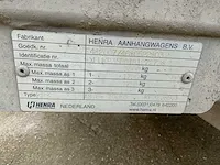 2018 henra kp3 geremde aanhangwagen met 3-zijdige kipper - afbeelding 3 van  15
