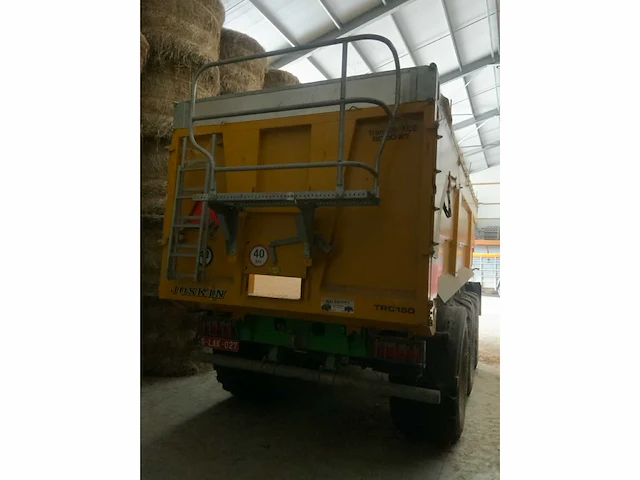 2018 joskin tridem trans-space 8000/27 landbouwkipwagen - afbeelding 8 van  12