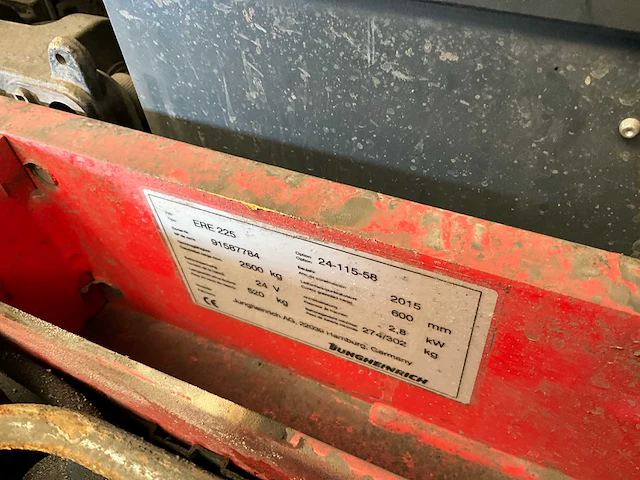 2018 jungheinrich ere225 orderpicker (61025-103) - afbeelding 4 van  12