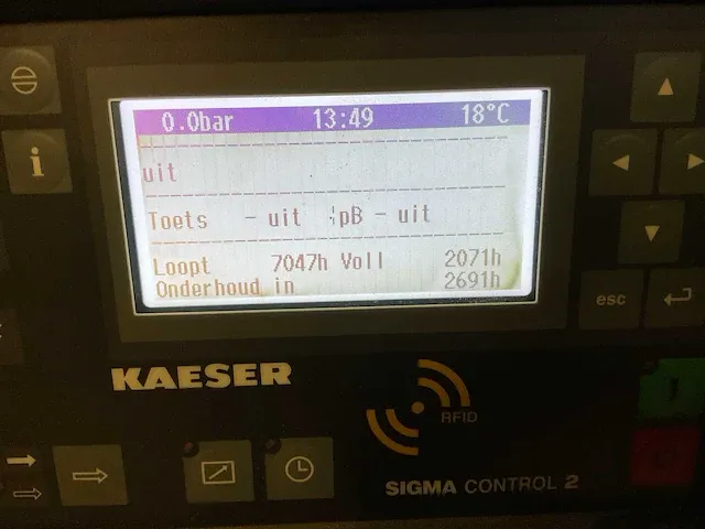 2018 kaeser ask 40t luchtcompressor - afbeelding 3 van  8
