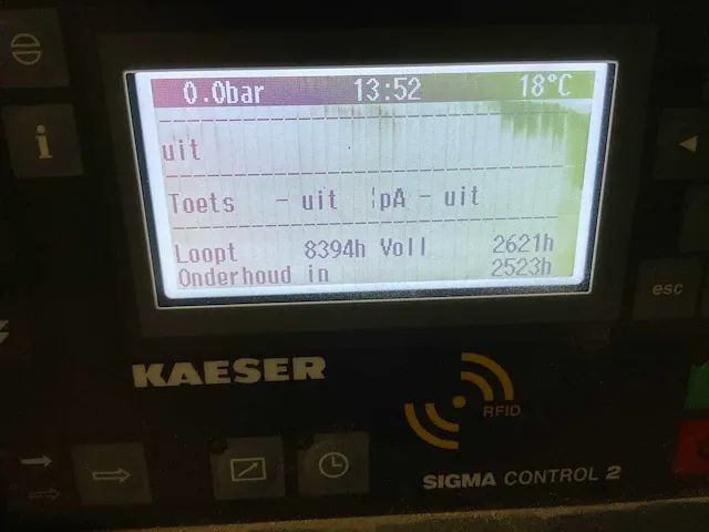 2018 kaeser ask 40t luchtcompressor - afbeelding 8 van  10