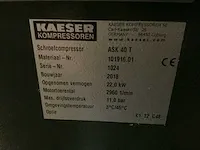 2018 kaeser ask 40t luchtcompressor - afbeelding 10 van  10
