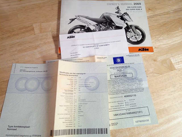 2018 krm super duke motorfiets - afbeelding 2 van  10