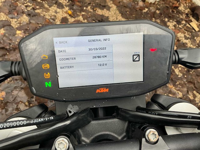 2018 ktm duke 790 motorfiets - afbeelding 5 van  21