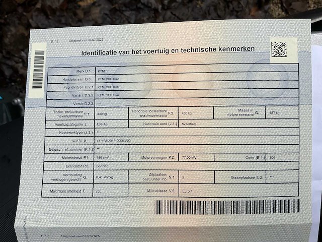 2018 ktm duke 790 motorfiets - afbeelding 10 van  21