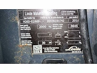 2018 linde h20d vorkheftruck - afbeelding 1 van  1