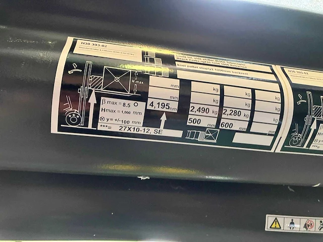 2018 linde h30t vorkheftruck met uitschuifbare lepels - afbeelding 24 van  32
