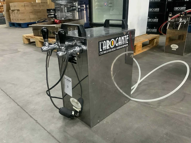 2018 linde kontakt 40 k dubbele biertapinstallatie - afbeelding 1 van  5