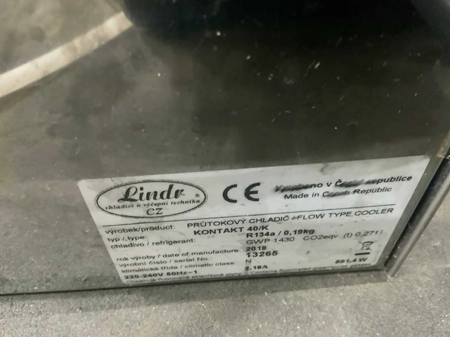 2018 linde kontakt 40 k dubbele biertapinstallatie - afbeelding 5 van  5