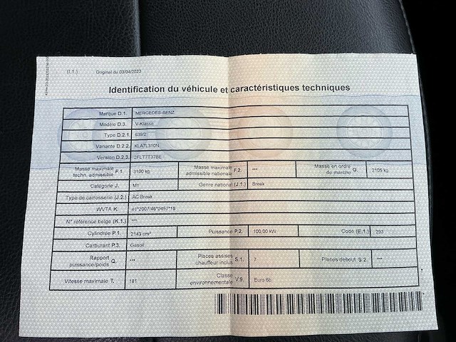 2018 mercedes-benz v220 - afbeelding 51 van  58