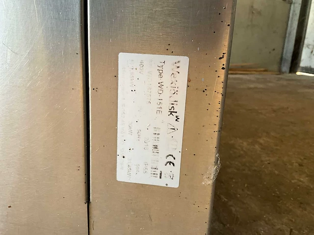 2018 metos wd-151e vaatwasmachine + toebehoren - afbeelding 23 van  24