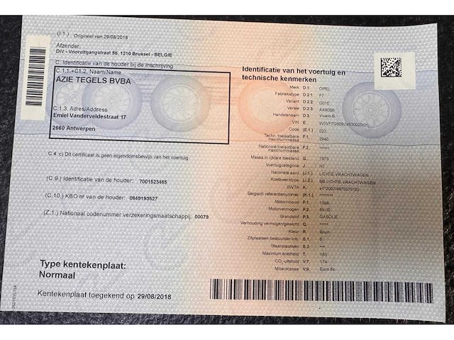 2018 opel vivaro - afbeelding 18 van  25