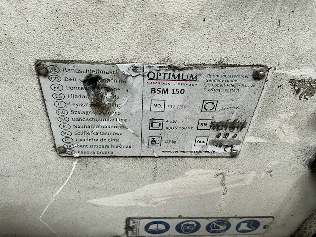 2018 optimum bsm 150 vlakschuurmachines - afbeelding 5 van  5