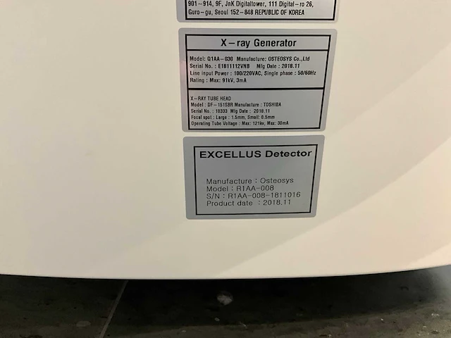 2018 osteosys excellus x-ray bone densitometer - afbeelding 10 van  24