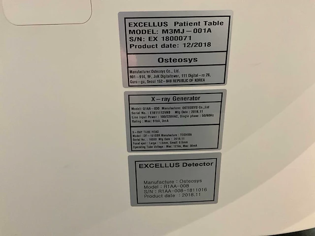 2018 osteosys excellus x-ray bone densitometer - afbeelding 9 van  24