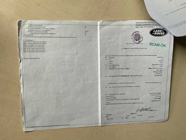 2018 range rover evoque personenauto - afbeelding 31 van  38