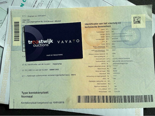 2018 renault master lichte vrachtwagen met hoogtewerker - afbeelding 40 van  49