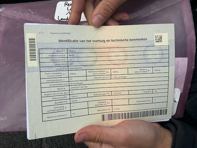 2018 renault master vg lichte vracht - afbeelding 29 van  40