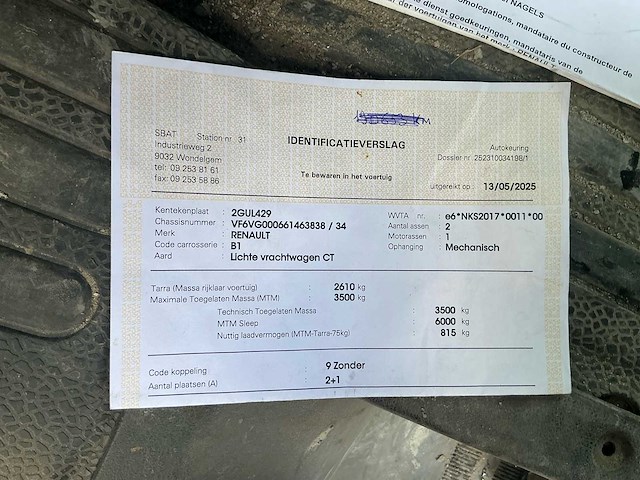 2018 renault master vg lichte vracht - afbeelding 33 van  40