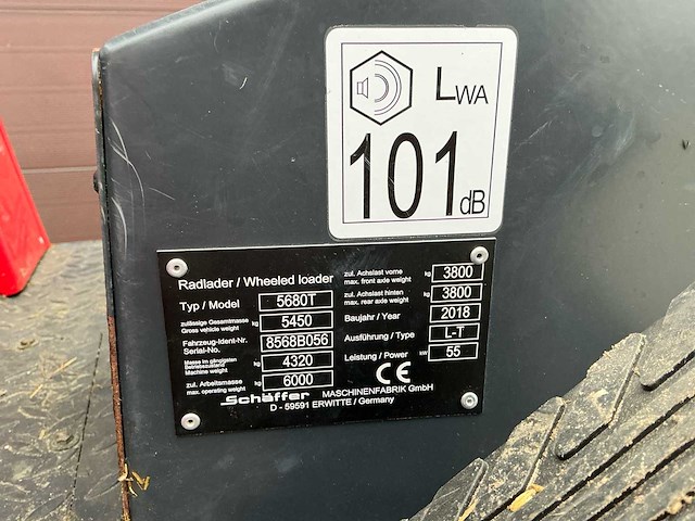 2018 schäffer 5680t shovel - afbeelding 5 van  26