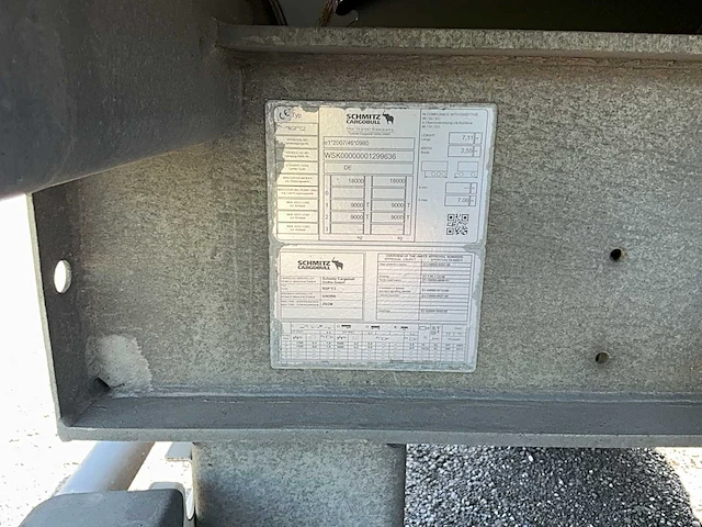 2018 schmitz cargobull oplegger - afbeelding 24 van  24