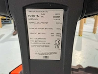 2018 toyota bt levio electropallettruck - afbeelding 2 van  10