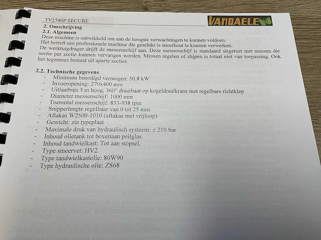 2018 vandaele tv 27-40p houthakselaar - afbeelding 3 van  11