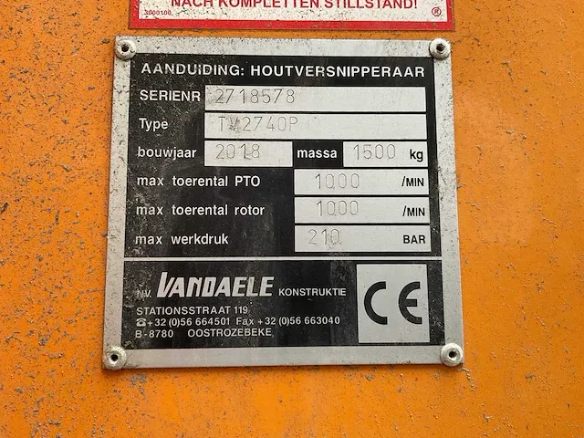 2018 vandaele tv 27-40p houthakselaar - afbeelding 8 van  11