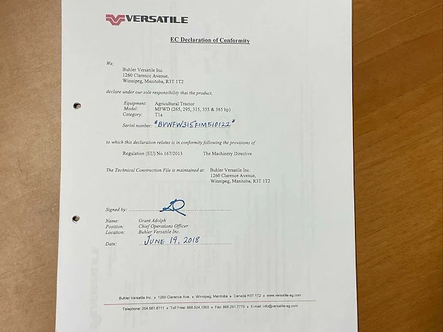 2018 veelzijdige 315 pk 4wd landbouwtractor - afbeelding 53 van  57