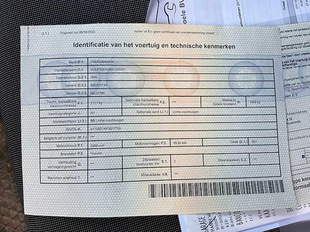 2018 volkswagen caddy lichte vrachtwagen - afbeelding 29 van  42